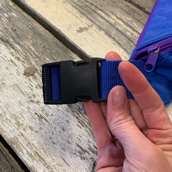 Vintage Blue Belt Bag/Fanny Pack - Picture 5 of 6